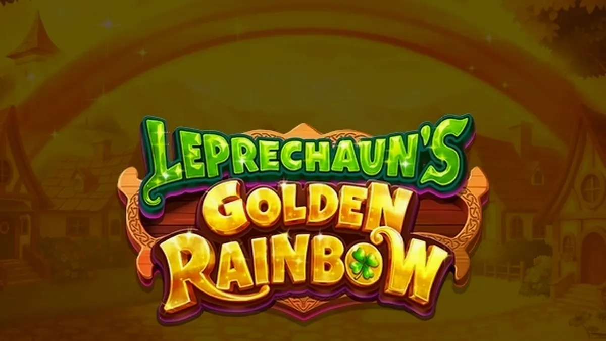 Tela principal do slot Leprechaun's Golden Rainbow com elementos temáticos irlandeses