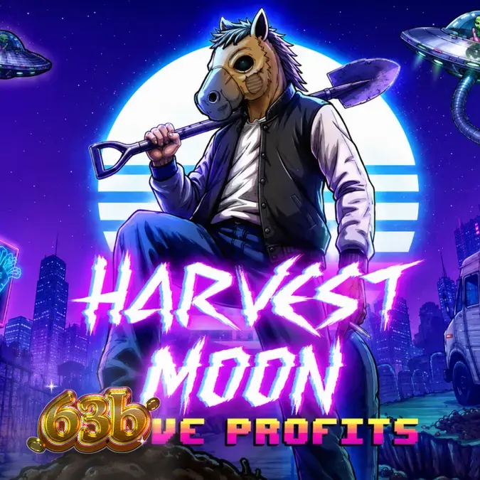 Interface do jogo Harvest Moon Grave Profits com elementos de horror corporal e símbolos de coleta em destaque.